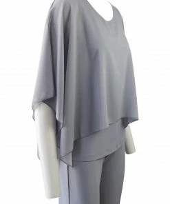 Sympli Whisper Boxy Top, Silver 7 Sympli Whisper Boxy Top, Silver