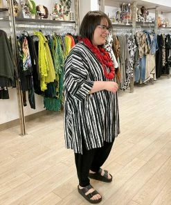 Trine Kryger Simonsen Liv Tunic, Black/White Trine Kryger Simonsen