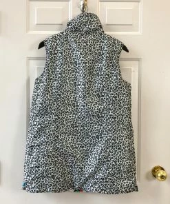 UBU Clothing Co Quilted Zip Front Reversible Vest, Seeing Spots/Small Leopard 10 UBU Clothing Co Quilted Zip Front Reversible Vest, Seeing Spots/Small Leopard
