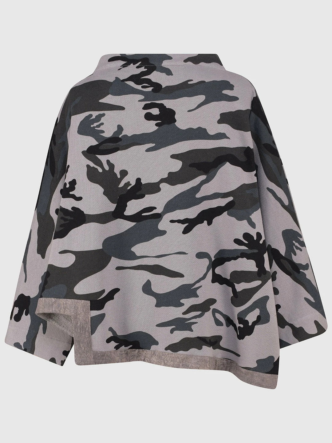 Alembika Alembika Urban Camo Hi Lo Boxy Top, Grey 5 Alembika Alembika Urban Camo Hi Lo Boxy Top, Grey