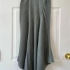 Vanite Couture Vanité Couture Wide Leg Angle Hem Pleated Pant, Grey