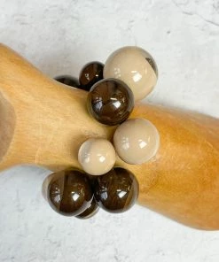 Zsiska Bolas Bracelet, Brown/Tan