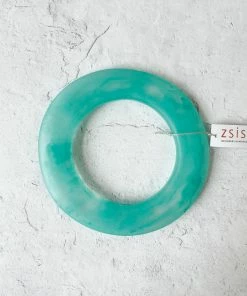 Zsiska Isla Bangle Bracelet, Aqua