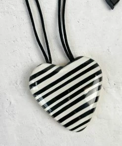 Zsiska Olivia Heart Pendant Necklace, Yellow