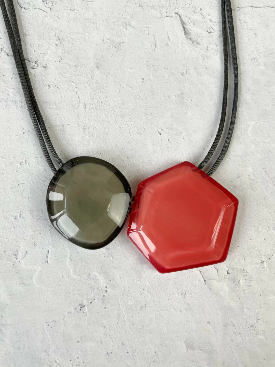 Zsiska Playa 2 Bead Adjustable Necklace, Pink Zsiska 4 Zsiska Playa 2 Bead Adjustable Necklace, Pink Zsiska