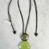 Zsiska Zsiska Playa 2 Bead Pendant Necklace, Green 1 Zsiska Zsiska Playa 2 Bead Pendant Necklace, Green