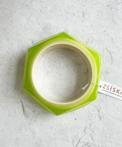 Zsiska Playa Bangle Bracelet, Lime