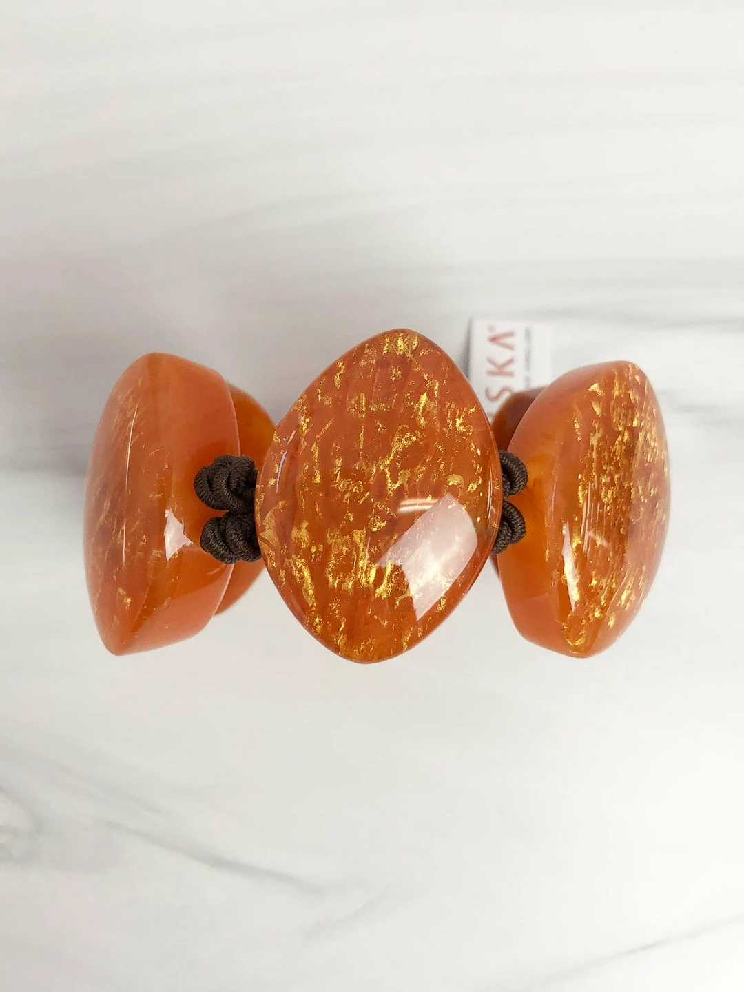 Zsiska Rhea Bracelet, Orange Zsiska 5 Zsiska Rhea Bracelet, Orange Zsiska