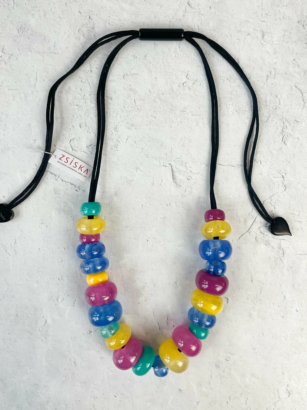Zsiska Zsiska Whimsical 23 Bead Necklace, Mix 3 Zsiska Zsiska Whimsical 23 Bead Necklace, Mix