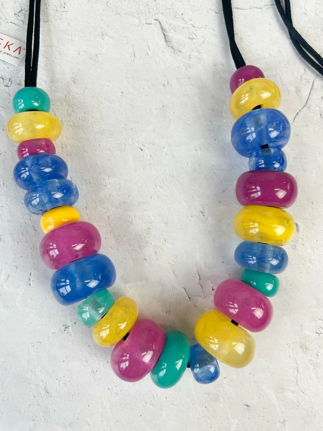 Zsiska Zsiska Whimsical 23 Bead Necklace, Mix 4 Zsiska Zsiska Whimsical 23 Bead Necklace, Mix